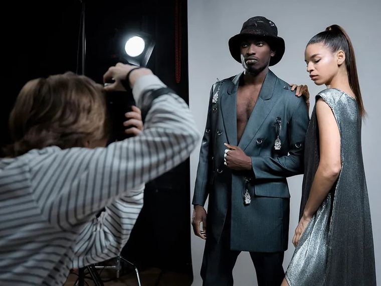 Séance de shooting photo dans le studio Leizart