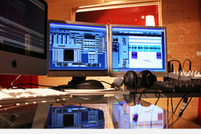 régie studio de mixage en ligne